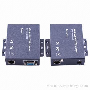 300M 1 to 1 VGA extender over cat5e/6, no local output but adjustable